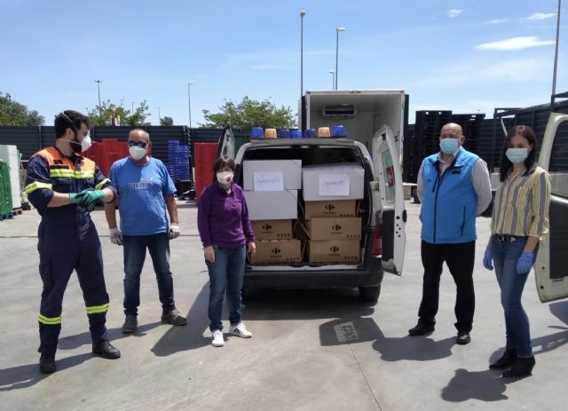 El Centro Comercial Parque Almenara y Carrefour donan 1.500 kg de alimentos a las familias más vulnerables de Lorca - 1, Foto 1