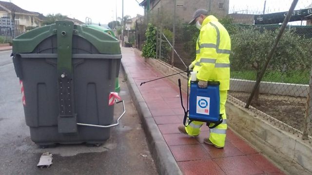 El Servicio de Limpieza Viaria ha utilizado más de un millón de litros de solución desinfectante durante el confinamiento - 3, Foto 3