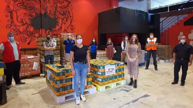 El Banco de Alimentos municipal recibe su primera donación procedente de empresas y colectas benéficas de asociaciones deportivas - 1, Foto 1