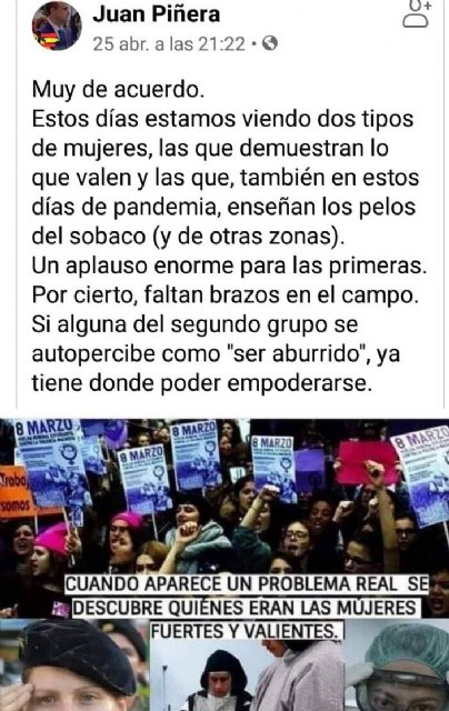 Contra las lamentables declaraciones del portavoz de VOX-Cieza - 1, Foto 1