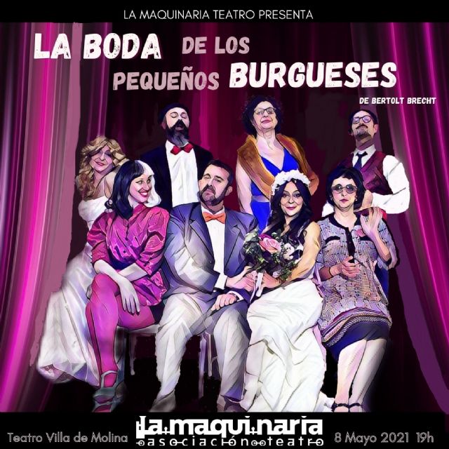 El Teatro Villa de Molina acoge la representación de LA BODA DE LOS PEQUEÑOS BURGUESES el sábado 8 de mayo - 1, Foto 1