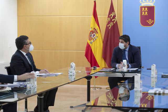 López Miras se reúne con el presidente de la Confederación Nacional de la Construcción - 1, Foto 1