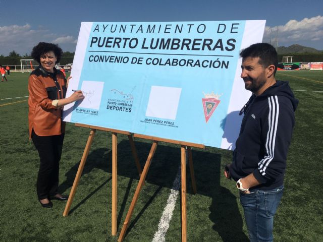 El Ayuntamiento y el Club Deportivo Lumbreras firman un nuevo convenio de colaboración - 4, Foto 4