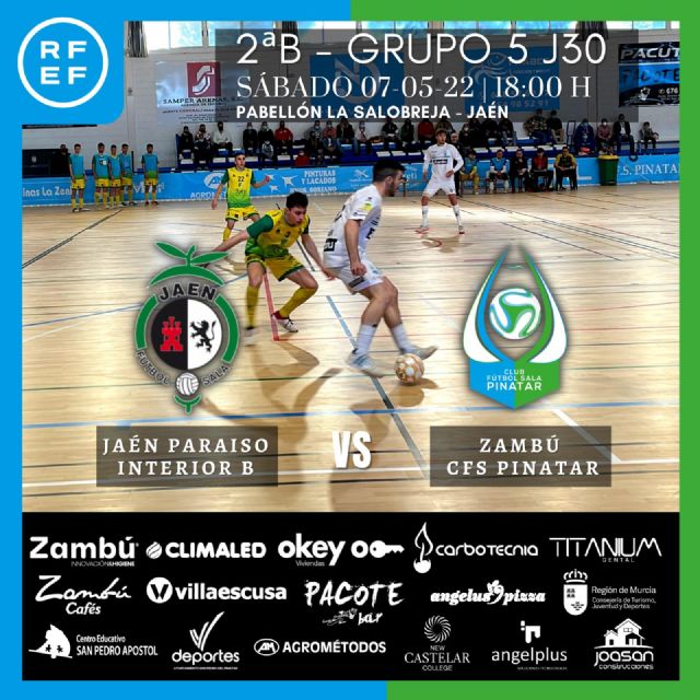 PREVIA 2°B: Jaén Paraíso Interior FS 'B' - Zambú CFS Pinatar: final por la segunda plaza en Jaén - 1, Foto 1