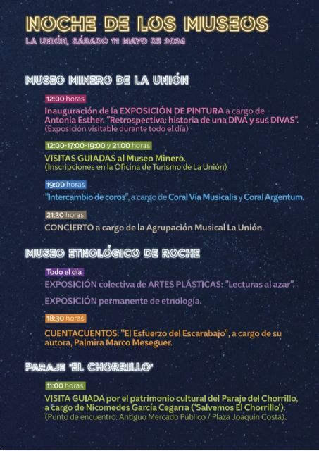 La Unión celebra la Noche de los Museos 2024, el próximo 11 de mayo, con un amplio abanico de actividades culturales - 3, Foto 3