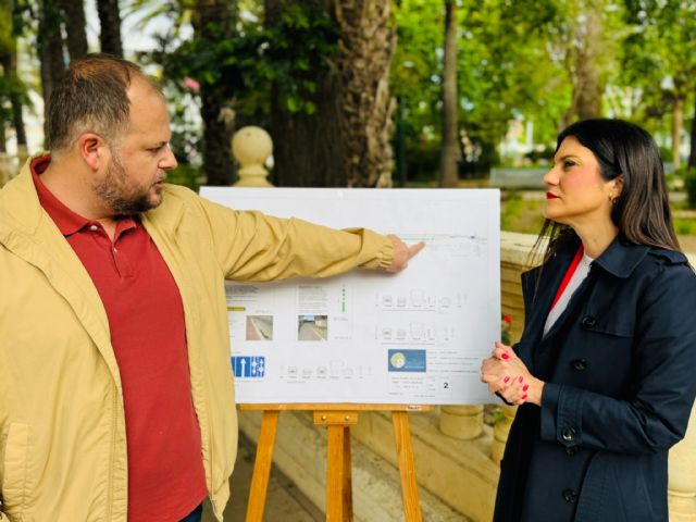 El Gobierno de Lorca promueve la movilidad sostenible mediante la creación de un nuevo carril bici en la Avenida de las Fuerzas Armadas, en el barrio de Los Ángeles - 1, Foto 1