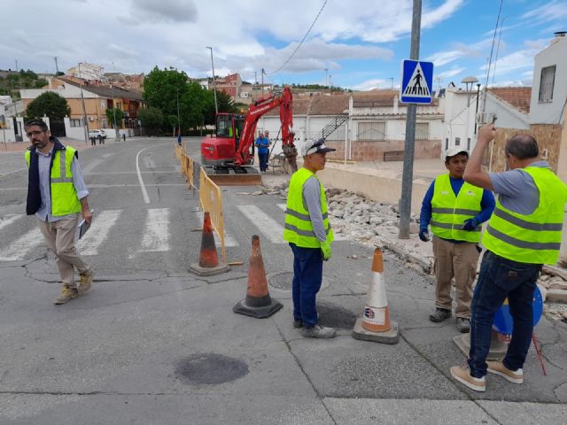 Inicio de las obras del Plan de Obras y Servicios 2024/25 en la Avenida de Cehegín - 1, Foto 1