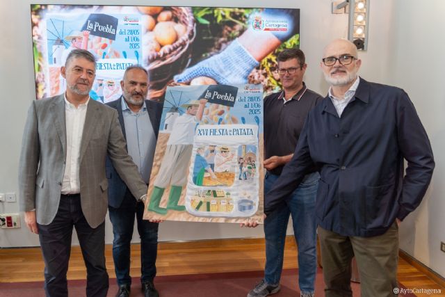 Una cartel del dibujante Puebla ilustra la Fiesta de la Patata de La Puebla - 1, Foto 1