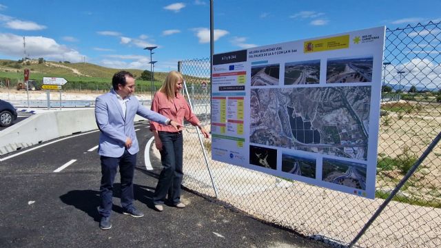 Guevara inaugura las obras de mejora de la movilidad y la seguridad vial en el enlace entre la A-7 y la N-344 en Murcia - 1, Foto 1