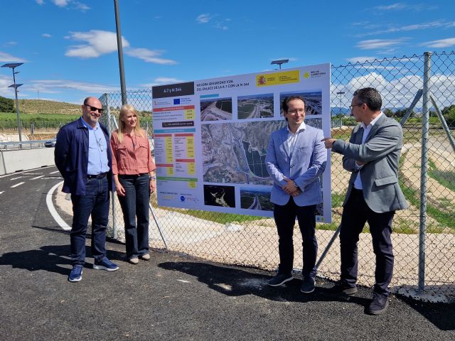 Guevara inaugura las obras de mejora de la movilidad y la seguridad vial en el enlace entre la A-7 y la N-344 en Murcia - 2, Foto 2