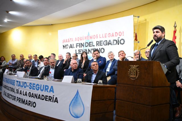 López Miras, sobre el recorte del Tajo-Segura: Nos estamos jugando nuestro futuro como Región - 1, Foto 1