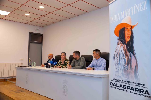 India Martínez elige Calasparra como único destino en la Región de Murcia en su gira 2025 - 2, Foto 2