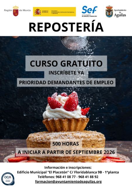 Águilas impulsa el empleo con certificados profesionales gratuitos en hostelería y atención sociosanitaria para personas desempleadas - 3, Foto 3