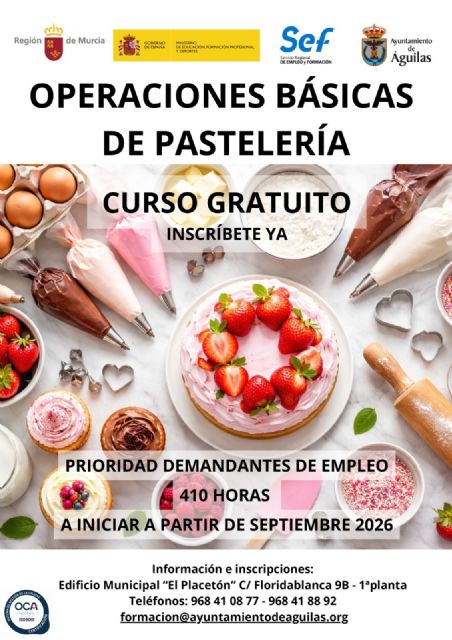 Águilas impulsa el empleo con certificados profesionales gratuitos en hostelería y atención sociosanitaria para personas desempleadas - 4, Foto 4