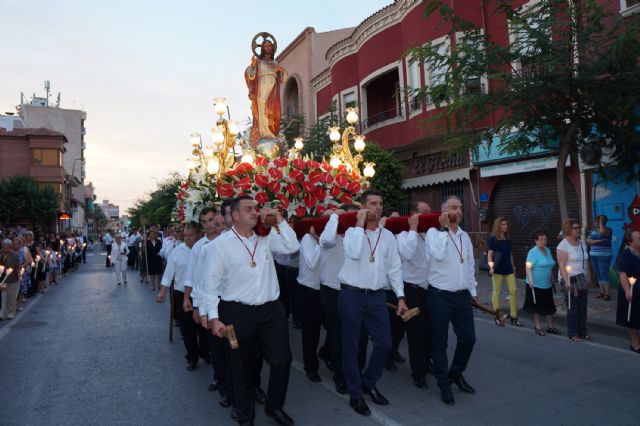 El Sagrado Corazón Jesús desfiló un año más por las calles de Las Torres de Cotillas - 4, Foto 4