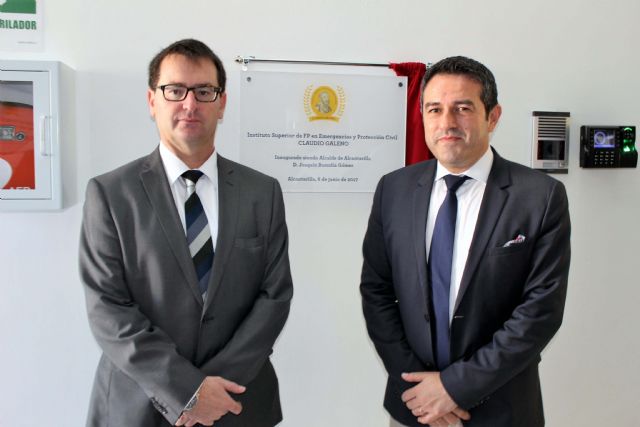 El alcalde de Alcantarilla inaugura las instalaciones del Instituto Superior de Formación Profesional Claudio Galeno Emergencias y Protección Civil - 2, Foto 2