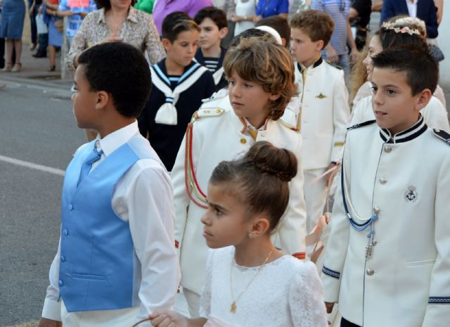 Los niños y niñas que han tomado la primera comunión este año, protagonistas de la procesión del Corpus - 5, Foto 5