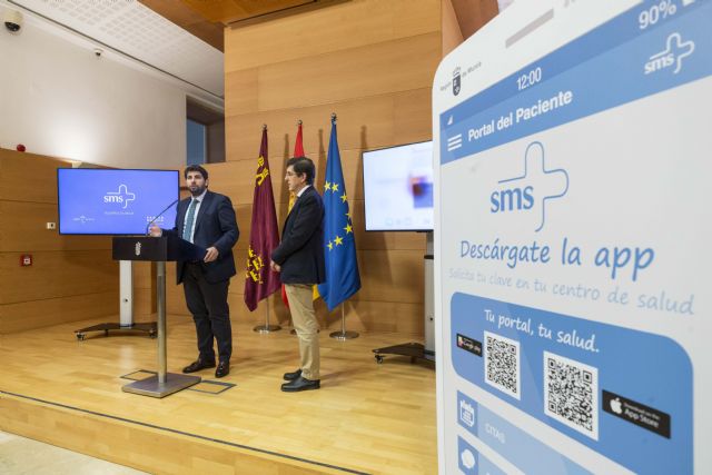 López Miras presenta una aplicación para móvil del SMS que permite al paciente contactar telemáticamente con su médico de cabecera - 2, Foto 2