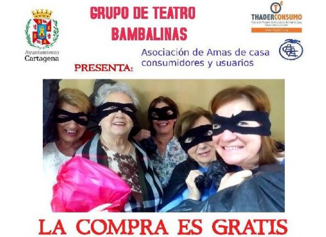 ´La compra es gratis´ se pone sobre las tablas del Aula de Cultura CAM - 1, Foto 1