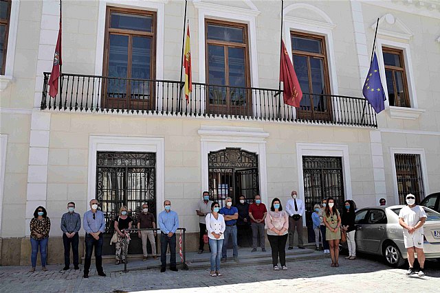 Minuto de silencio en Cieza por las víctimas del coronavirus - 1, Foto 1