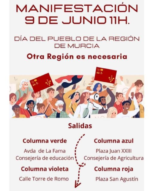 El PCE en la Región de Murcia junto a las marchas por la dignidad llaman a la movilización de la sociedad murciana el 9J - 1, Foto 1