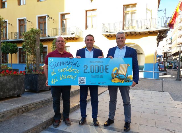 Los comercios de Alcantarilla sortean un 'Sueldazo de Verano' de 2.000 euros entre sus clientes - 1, Foto 1