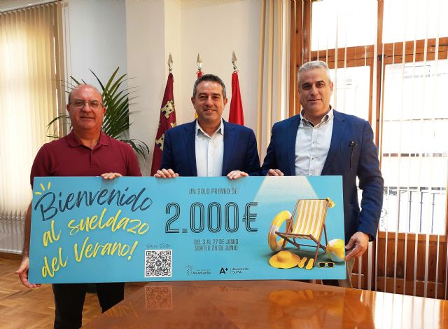 Los comercios de Alcantarilla sortean un 'Sueldazo de Verano' de 2.000 euros entre sus clientes - 2, Foto 2