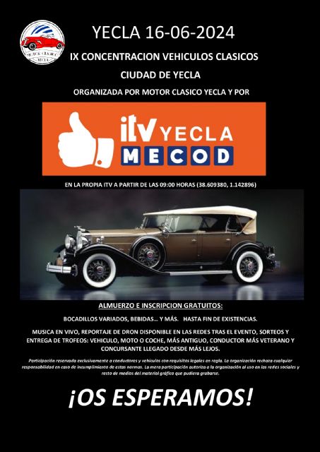 Concentración de vehículos clásicos Ciudad de Yecla - 1, Foto 1