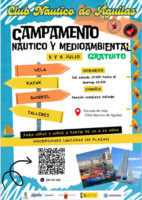 Abierto el plazo de inscripción en los campamentos y jornadas náuticas gratuitas para niños y adolescentes puestos en marcha por la Concejalía de Igualdad - 1, Foto 1