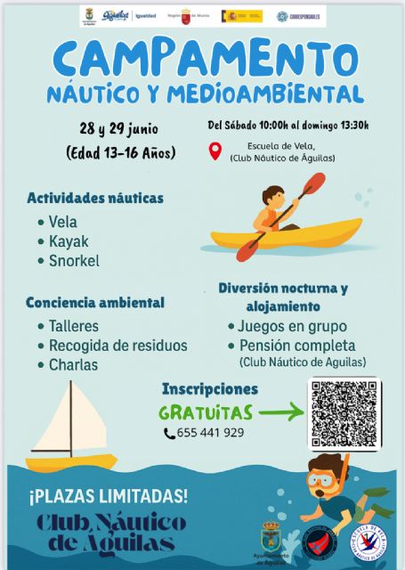 Abierto el plazo de inscripción en los campamentos y jornadas náuticas gratuitas para niños y adolescentes puestos en marcha por la Concejalía de Igualdad - 2, Foto 2