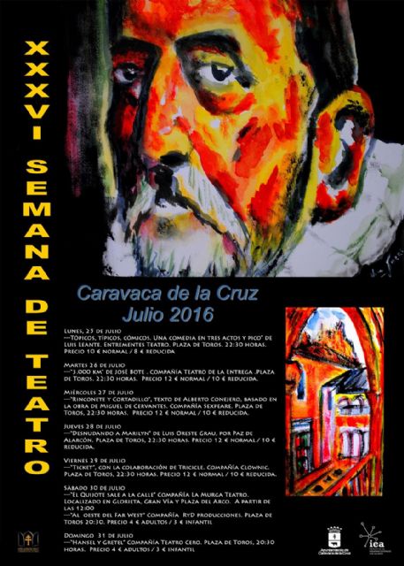 La XXXVI Semana de Teatro de Caravaca rinde homenaje a Cervantes en el IV Centenario de su muerte - 3, Foto 3