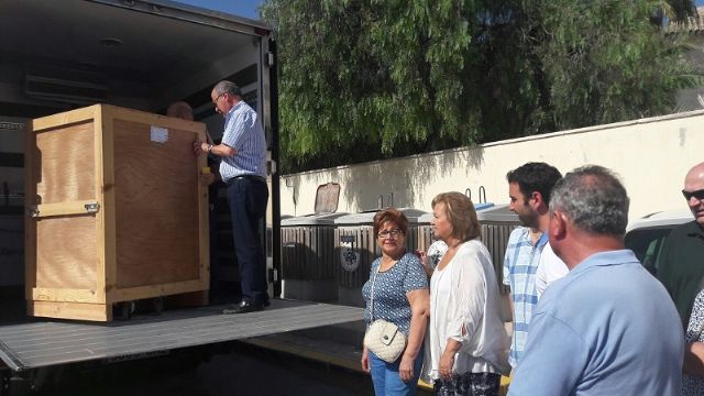 La imagen de la Virgen de las Huertas se traslada al Centro Regional de Restauración - 2, Foto 2