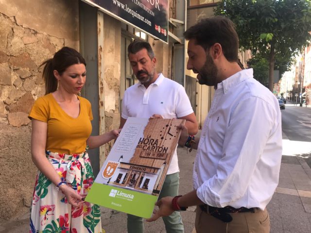 El Ayuntamiento amplia el servicio de recogida de cartón en establecimientos a todas las áreas comerciales del casco urbano de Lorca - 1, Foto 1