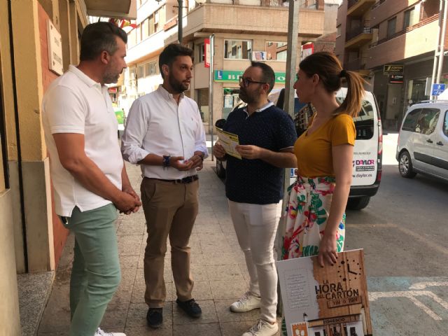 El Ayuntamiento amplia el servicio de recogida de cartón en establecimientos a todas las áreas comerciales del casco urbano de Lorca - 2, Foto 2