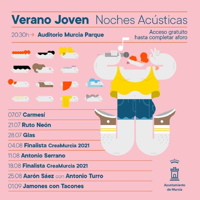 Noches acústicas para disfrutar del verano más joven en el Auditorio Murcia Parque - 1, Foto 1