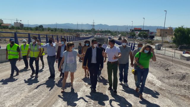 Las obras de construcción del paso inferior para el tráfico en San Antonio, que suponen una inversión superior a los 3,6 millones, están ejecutadas ya al 65% - 1, Foto 1