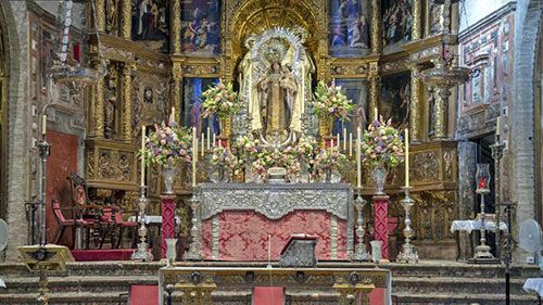 Triana le rinde cultos a la Virgen del Carmen de Santa Ana (Sevilla) - 1, Foto 1