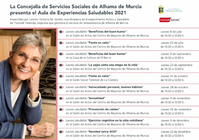 Ciclo de charlas saludables para personas mayores, Foto 1