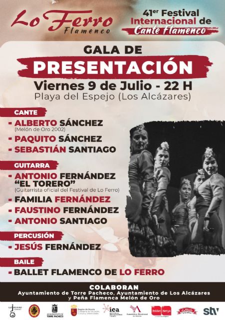 Los Alcázares se pone flamenca con la presentación del Festival de Lo Ferro - 1, Foto 1