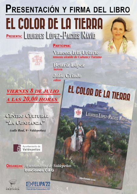 La escritora Lourdes López-Pacios Navío presenta su novela 'El color de la tierra' en La Confianza de Valdepe&ntilde;as y en Casa Ruiz Morote de Ciudad Real - 2, Foto 2