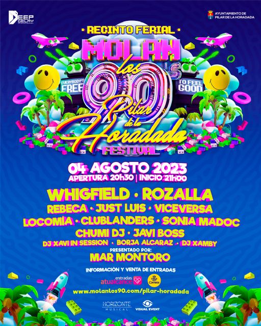 El tour Molan los 90 no se detiene, anunciamos parada en Pilar de La Horadada - 1, Foto 1