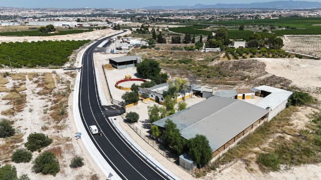 Abierto al tráfico el nuevo tramo de la carretera entre Alguazas y Campos del Río tras una inversión de 1,6 millones por parte de la Comunidad - 1, Foto 1