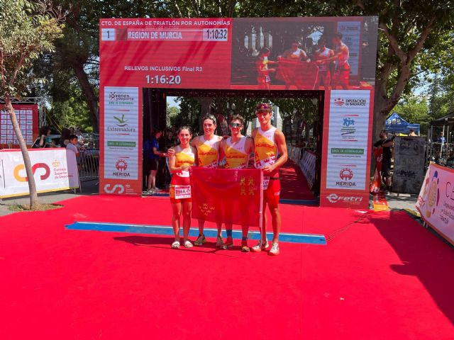 La selección murciana de triatlón se proclama Campeona de España en relevo mixto inclusivo - 1, Foto 1