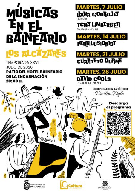 Los martes de julio vuelven a sonar en Los Alcázares con una nueva edición de ‘Músicas en el Balneario’ - 4, Foto 4