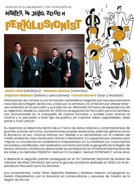 Los martes de julio vuelven a sonar en Los Alcázares con una nueva edición de ‘Músicas en el Balneario’ - 5, Foto 5