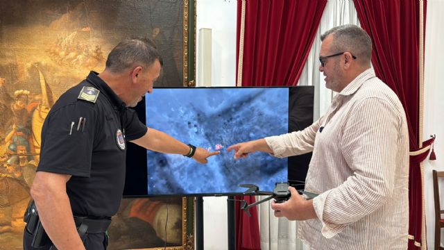 La intervención de la Policía Local permite detener al presunto autor de un intento de robo y recuperar un vehículo sustraído tras un seguimiento con dron dotado de visión térmica - 3, Foto 3