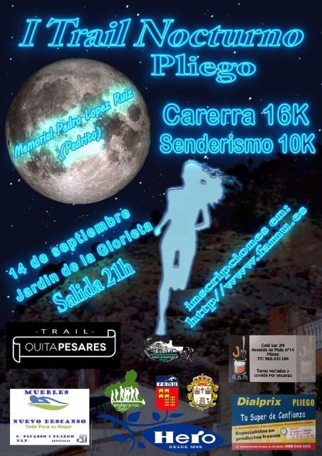 El 14 de septiembre, Trail para todos en Pliego - 2, Foto 2