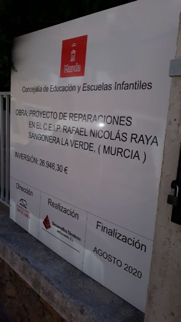 El colegio Rafael Nicolás Raya de Sangonera la Verde reforma sus aseos y soluciona los problemas de goteras para el próximo curso - 2, Foto 2