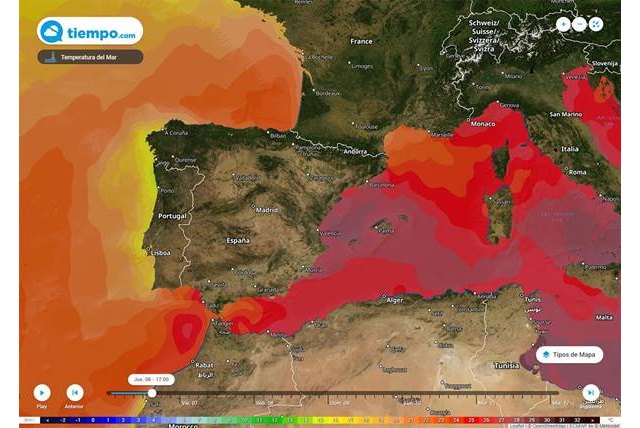 El mar Mediterráneo a 28 °C, ¿asegura un otoño con DANA? - 1, Foto 1