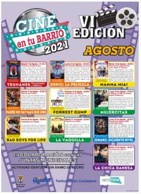 La VI edición de Cine en tu barrio continúa durante este mes de agosto - 1, Foto 1